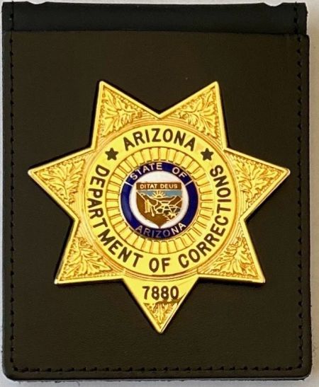 Recessed Neck Badge & ID Holder - AZ DOC BADGE